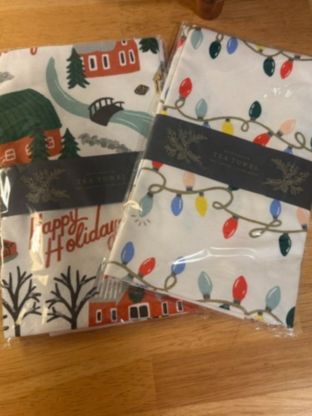 Holiday Tea Towels, Set of Two